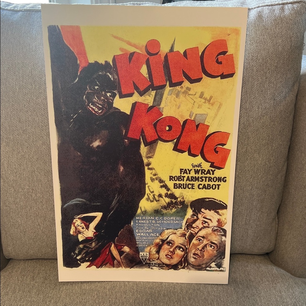 Vintage King Kong Movie Poster